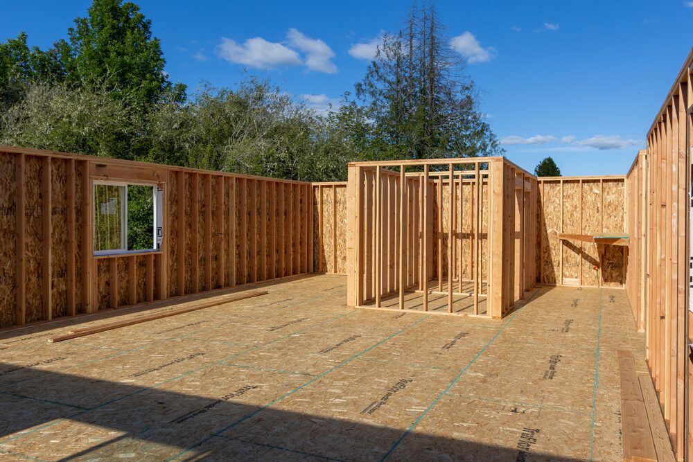 Framing the new rooms
