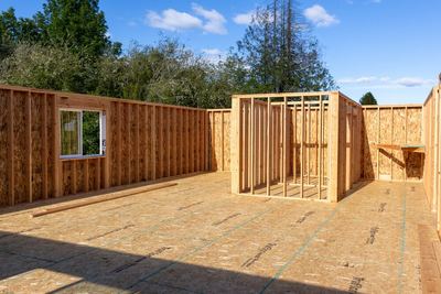 Interior framing taking shape
