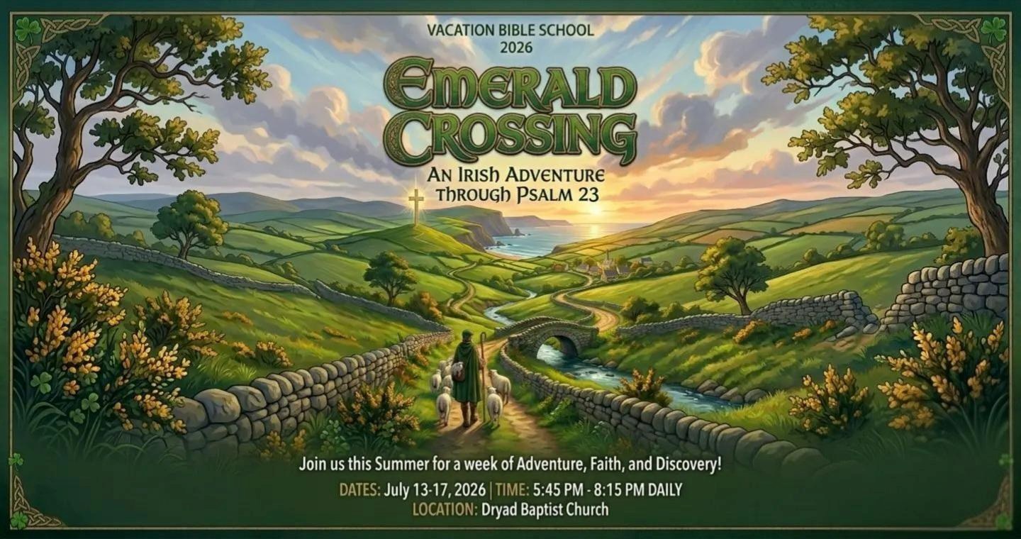 VBS 2026 — Emerald Crossing · July 13–17